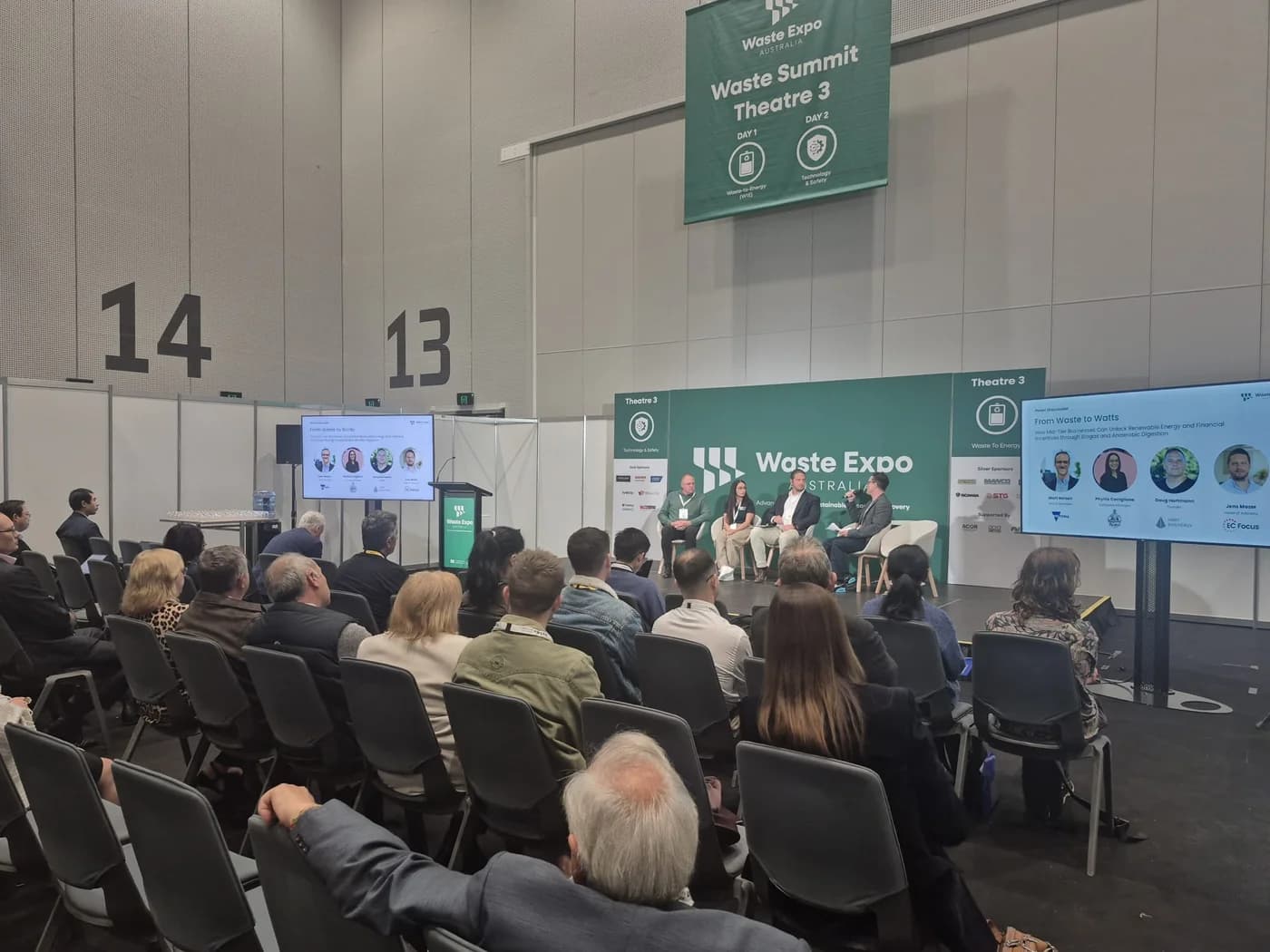 Phyllis on the Waste Expo Australia discussion panel