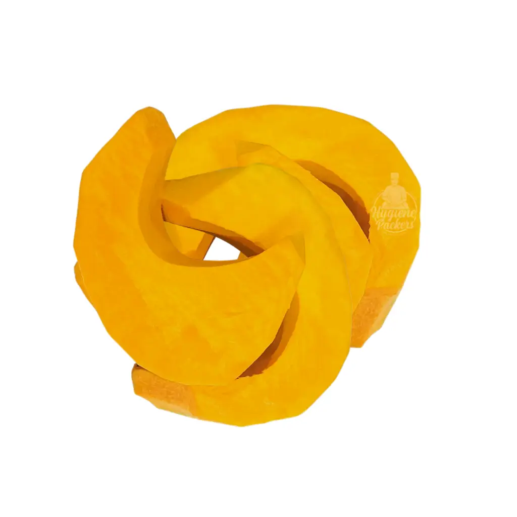 Yellow squash slices arranged artistically