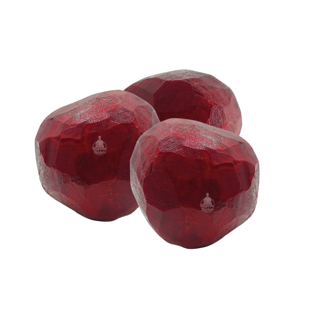 Three peeled beets