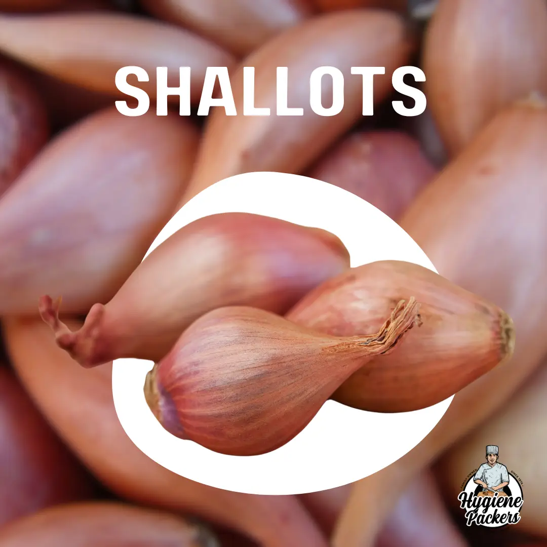 Fresh shallots ready for cooking