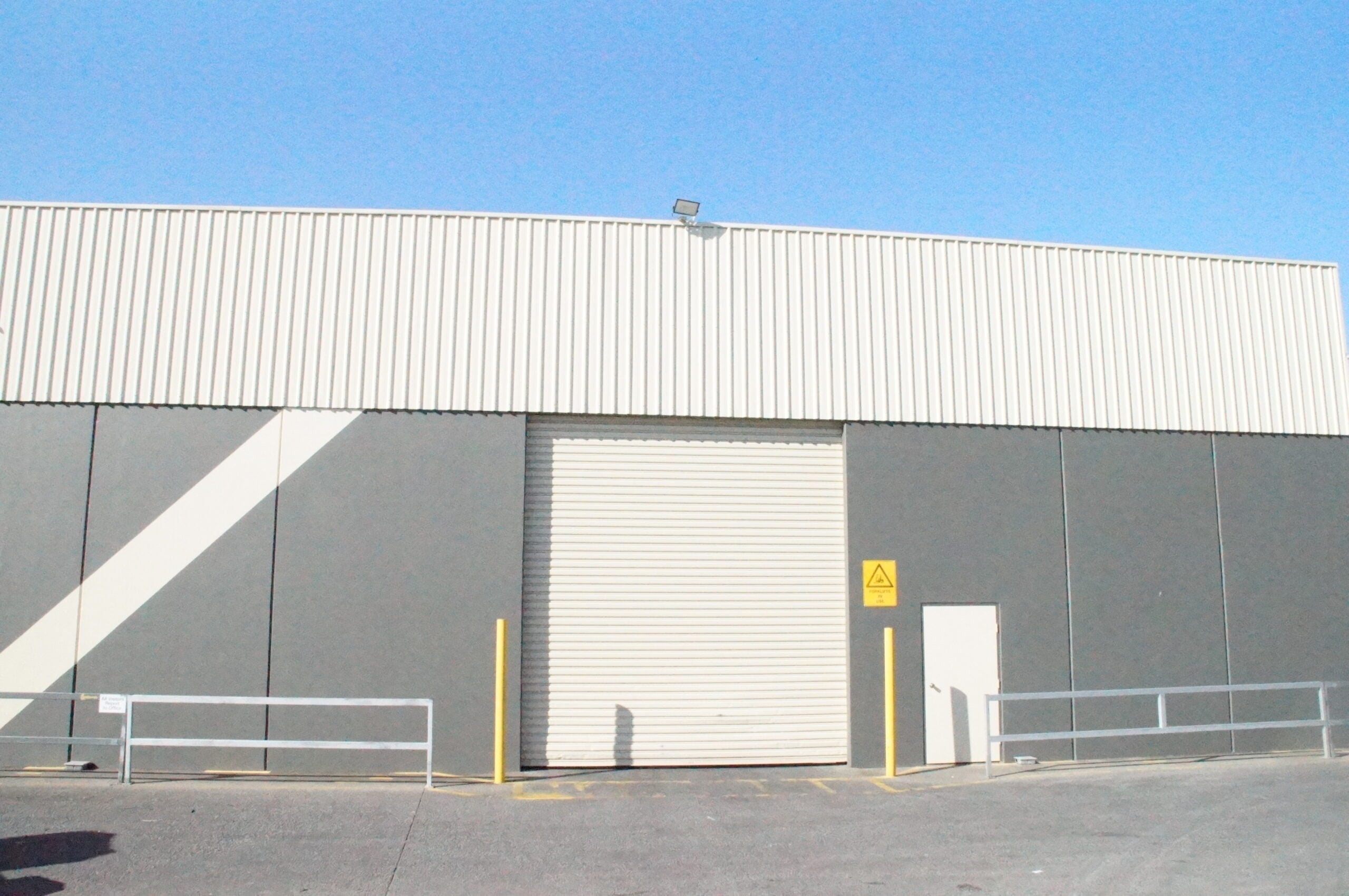 Industrial warehouse loading bay