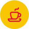 Cup of hot coffee