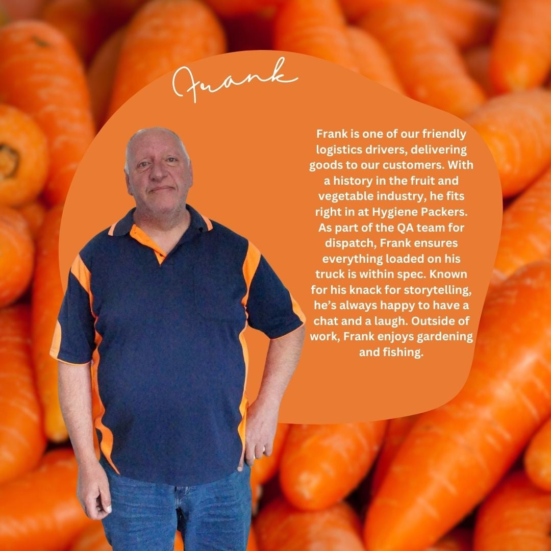 Frank, a friendly logistics driver