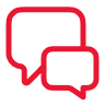 Chat bubbles icon