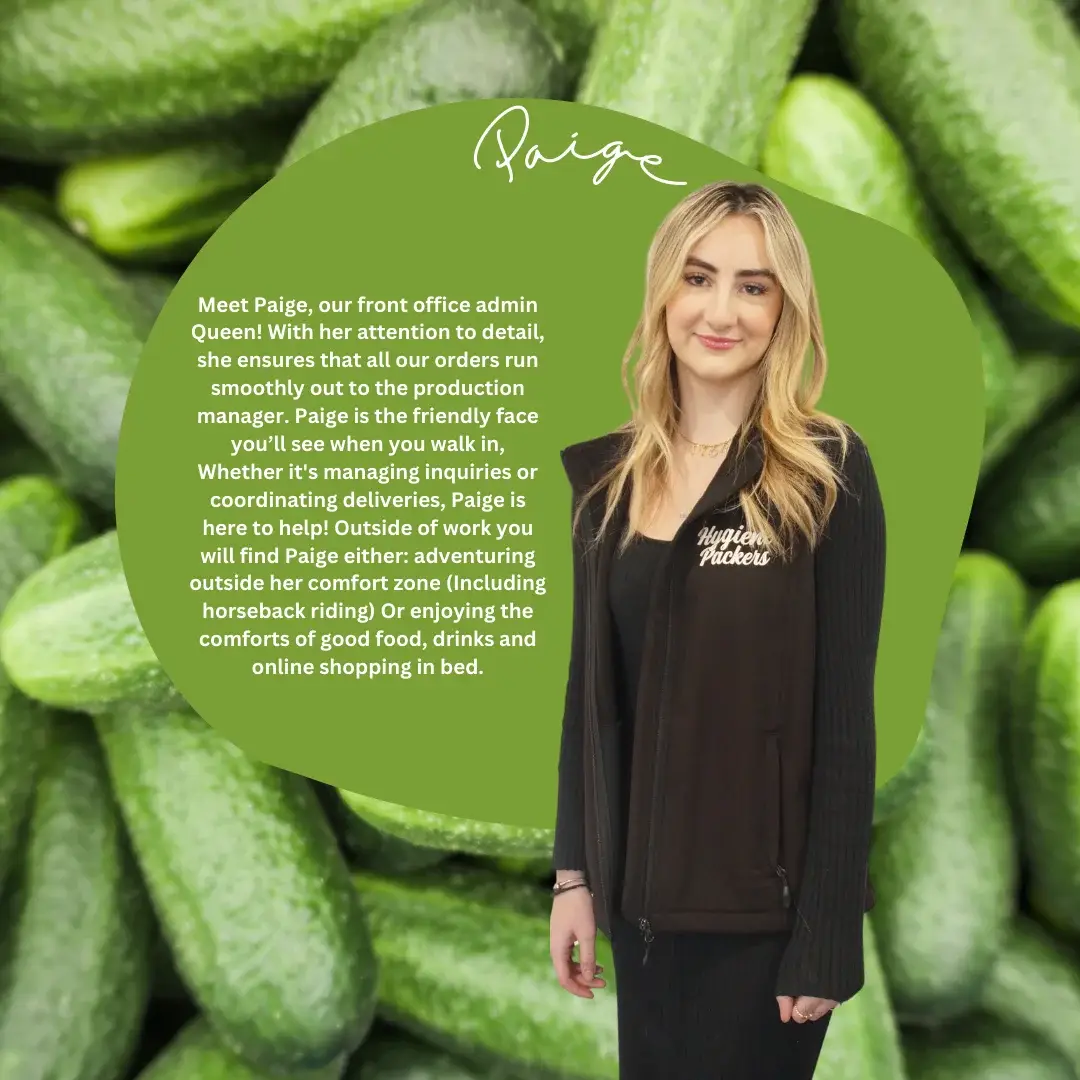 Paige, our front office queen