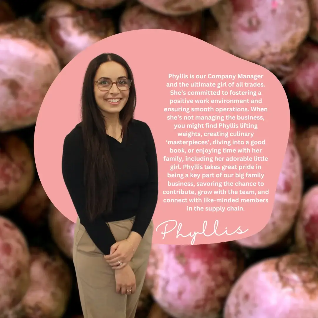 Phyllis, our Company Manager