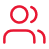 Red glyph on dark background
